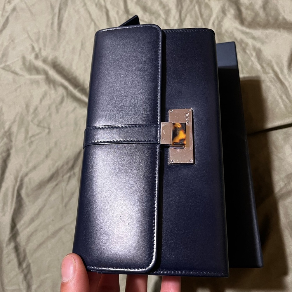 Ralph Lauren Navy Blue Wallet with mirror